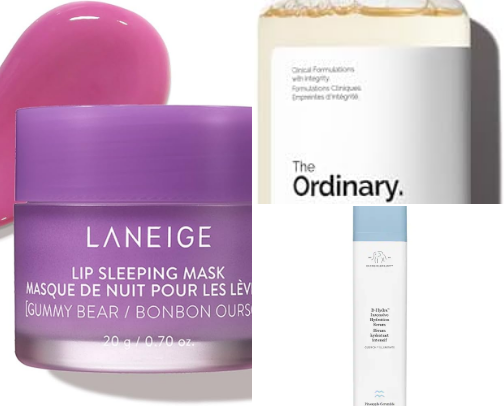 Skin care cover photo collage