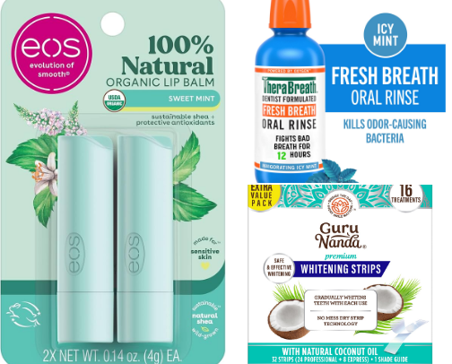 Mouth and lipcare cover photo collage
