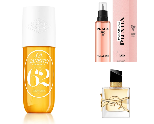 parfumes cover photo collage