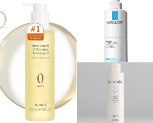 Skincare cover photo collage