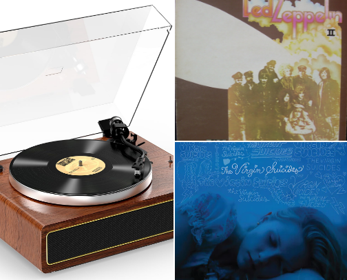 my personal Vinyl recs cover photo collage