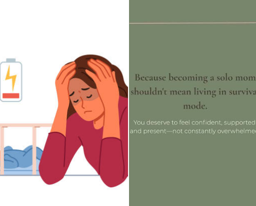 Solo Mom Survival cover photo collage