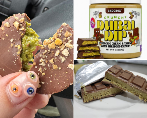 Dubai Chocolate cover photo collage