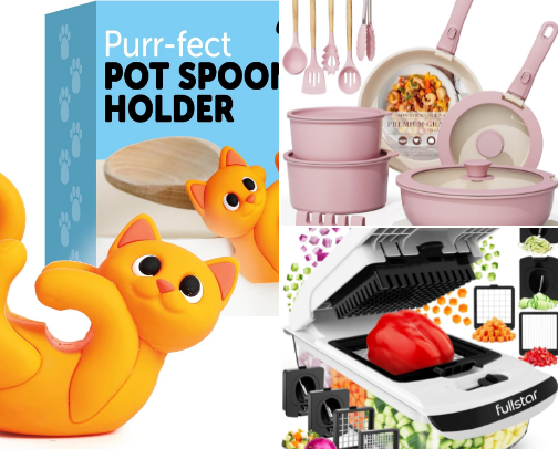 Interesting Kitchen Finds From Amazon cover photo collage