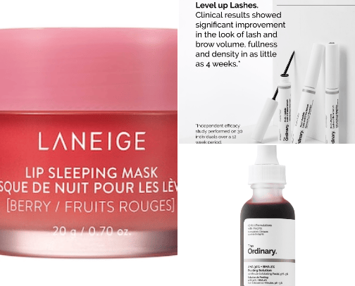 skin & hair care cover photo collage