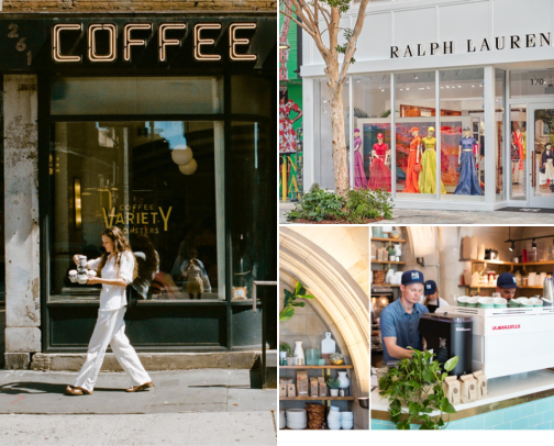 Favorite NYC Coffee Shops cover photo collage