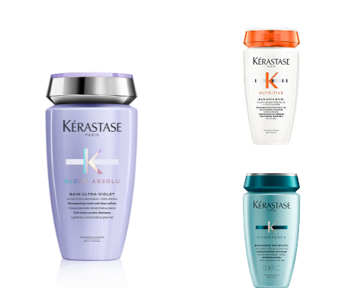 Kerastase favorite shampoos cover photo collage