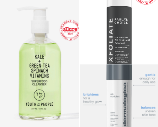 All the Skin care that you need cover photo collage