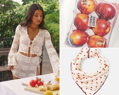 🍒 La Dolce Vita Style cover photo collage