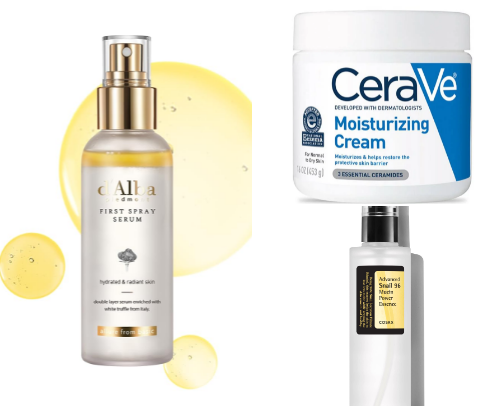 Skincare 🫶 cover photo collage