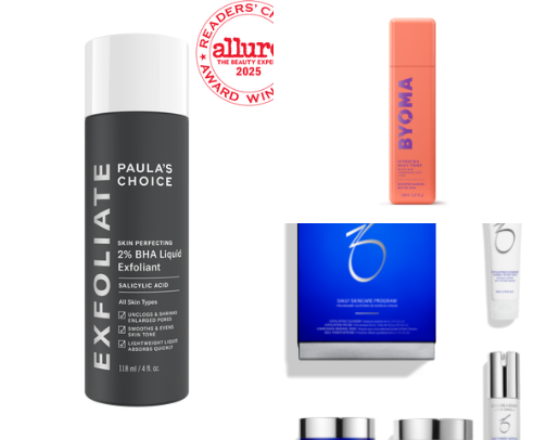 Skincare for Acne Prone Sensitive and Mature Skin cover photo collage