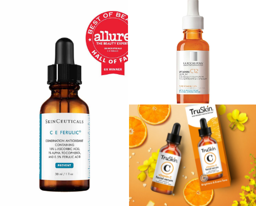 These 18 Vitamin C Serums Actually Brighten — No Hype, Just Results cover photo collage