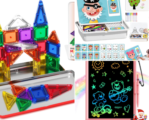 Mom-Approved Travel Toys That Actually Keep Kids Busy cover photo collage
