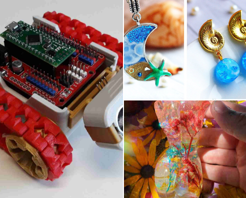 Cute hobbies you can start with to make an income you enjoy working for! cover photo collage