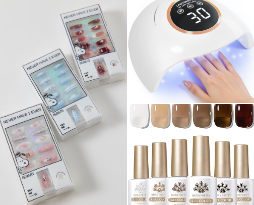 Self Nail Art cover photo collage