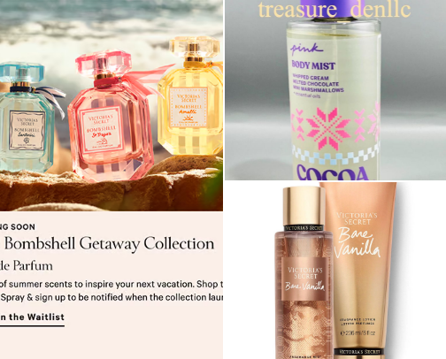 the perfectly perfumes for women cover photo collage