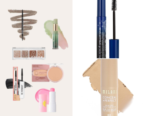 ✨ Best Non-Toxic Drugstore Makeup Under $20 | Clean Beauty on a Budget cover photo collage