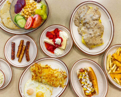 Fav food spots cover photo collage