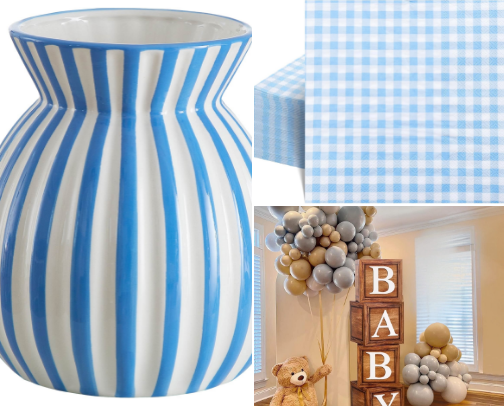 Baby in Bloom- Boy cover photo collage