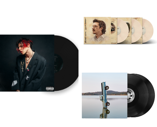 Vinyl Records cover photo collage
