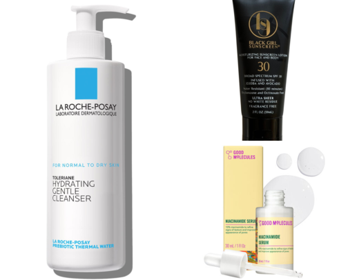 Skincare cover photo collage