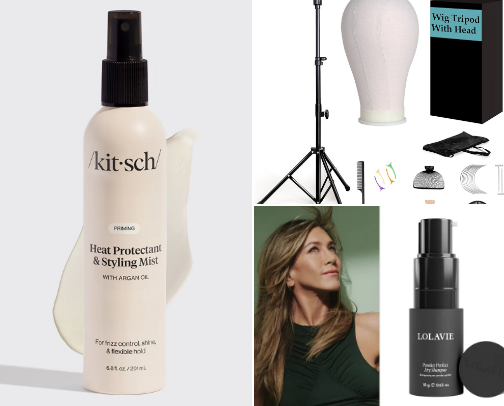 Wig Care and Must Haves cover photo collage