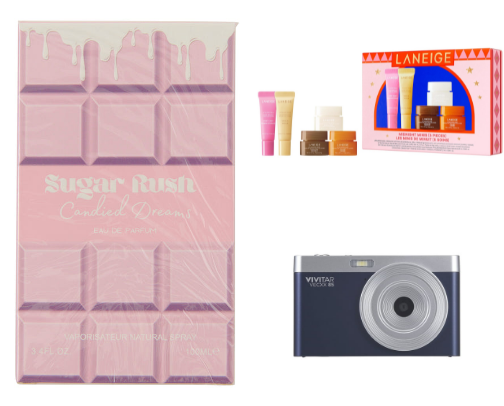 Realistic Teenage Girl Christmas List cover photo collage