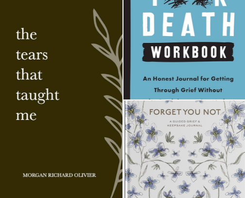 Books for Grief cover photo collage