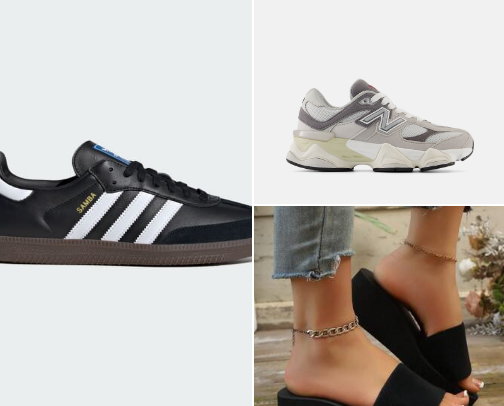Plus size comfy shoes cover photo collage