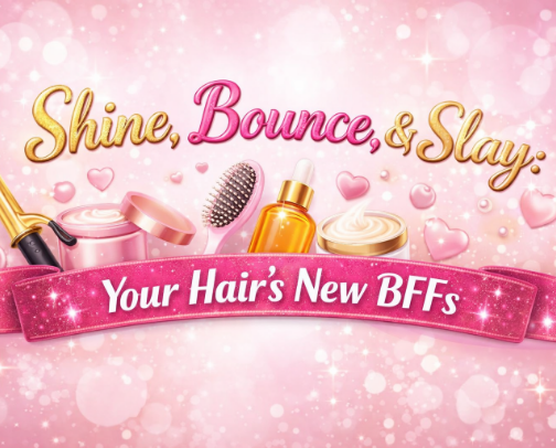 Shine, Bounce, & Slay: Your Hair’s New BFFs cover photo collage