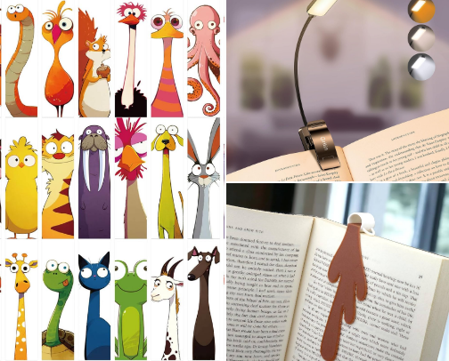 Unique bookmarks that brought me back to reading! cover photo collage