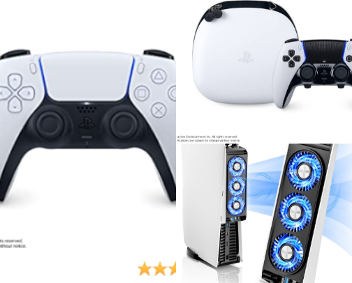 PS5 Accessories cover photo collage