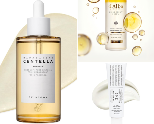 recommendation skincare for healty skin💅 cover photo collage