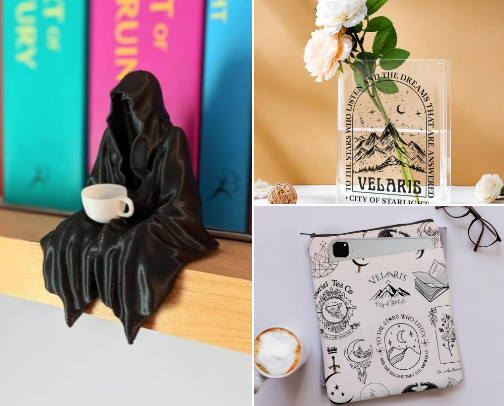 The best purchases for the ACOTAR lover cover photo collage