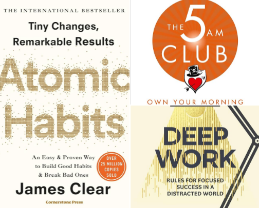 Feminine Focus: Books That Build You 📖 cover photo collage