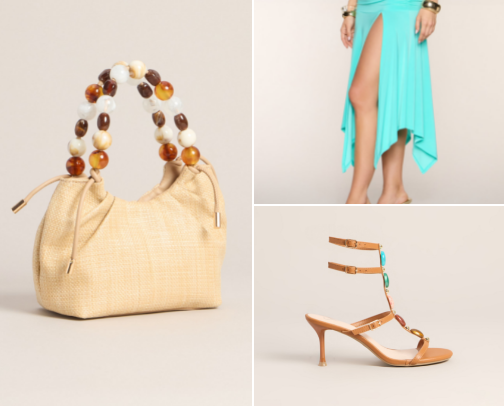 coastal vacation dinner outfit cover photo collage