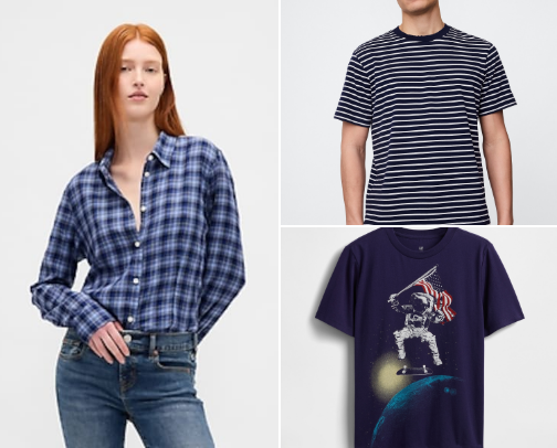 “Be bold. Be basic. Be GAP.” cover photo collage