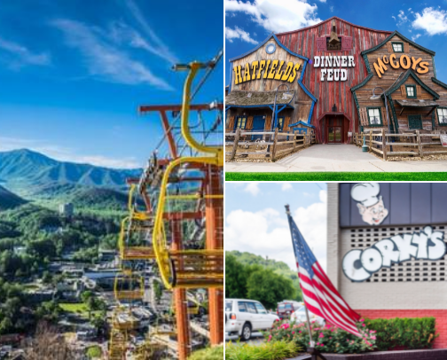 Fav Places to Visit in Gatlinburg cover photo collage