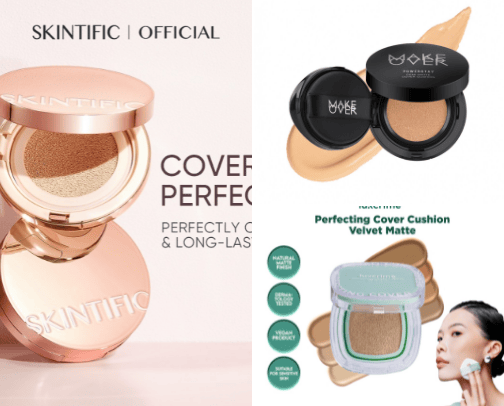 RECOMMENDED CUSHION WITH MINIMAL OXIDATION cover photo collage