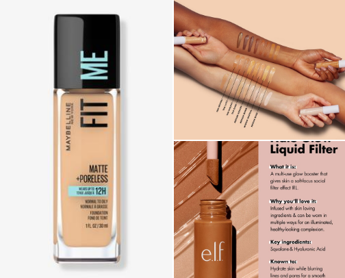 Budget-Friendly Beauty Products For You! cover photo collage