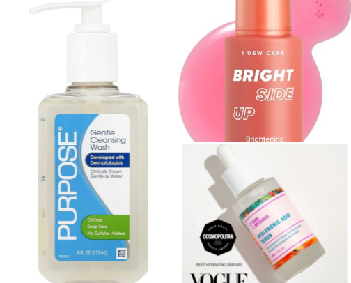 My favorite Skin Care Items ❤️ cover photo collage