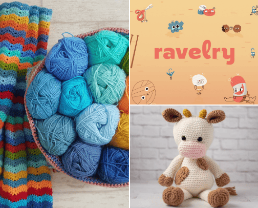 Knitting and Crocheting: From Basics to Intricate Patterns cover photo collage