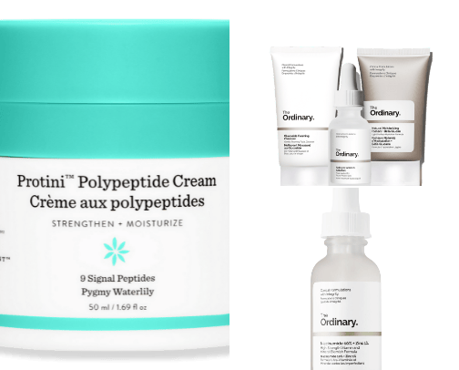 best skincare products cover photo collage