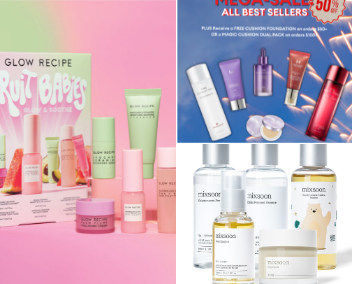 Skincare cover photo collage