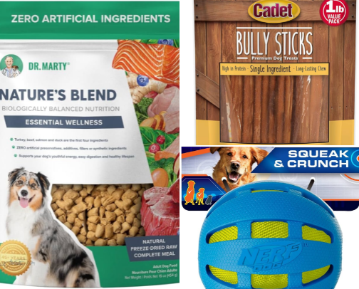 Fur baby necessities cover photo collage