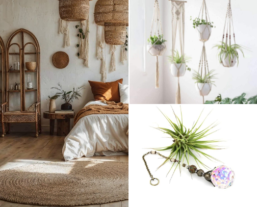 Dreamy Vintage Boho Decor Vibes cover photo collage