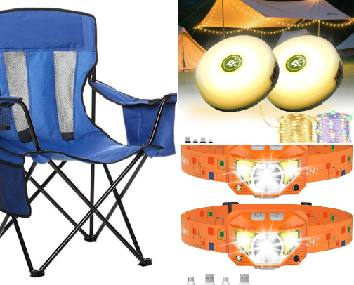 THE Best Camping Items cover photo collage