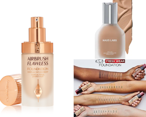 My top favorite foundation cover photo collage