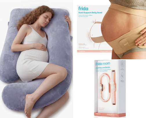 40+ and Pregnant Must-haves cover photo collage
