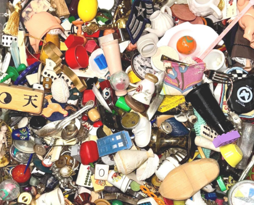 cutesy trinkets cover photo collage
